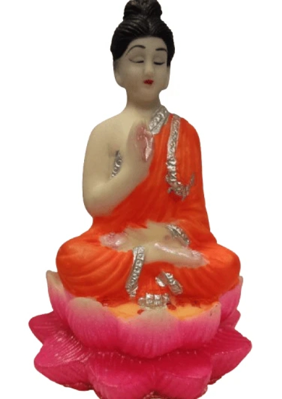 Hand Crafted Buddha Statue For Home Decor |Meditation | Gift Pack | Pack Of 2