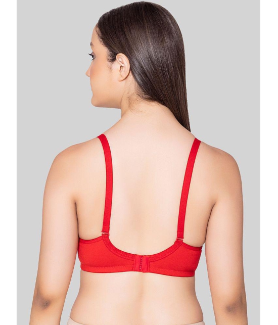 Bodycare Red Cotton Blend Non Padded Womens Everyday Bra ( Pack of 1 ) - None