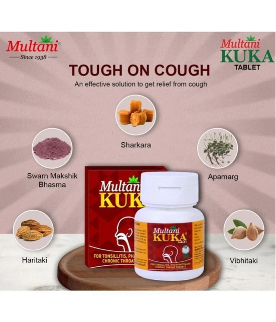 Multani Kuka Tablet | 100% Natural & Ayurvedic 100 Tablets (Pack of 2)