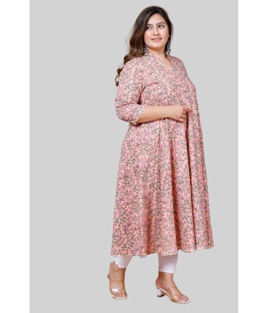 miravan - Multicoloured Cotton Womens Anarkali Kurti ( Pack of 1 ) - None