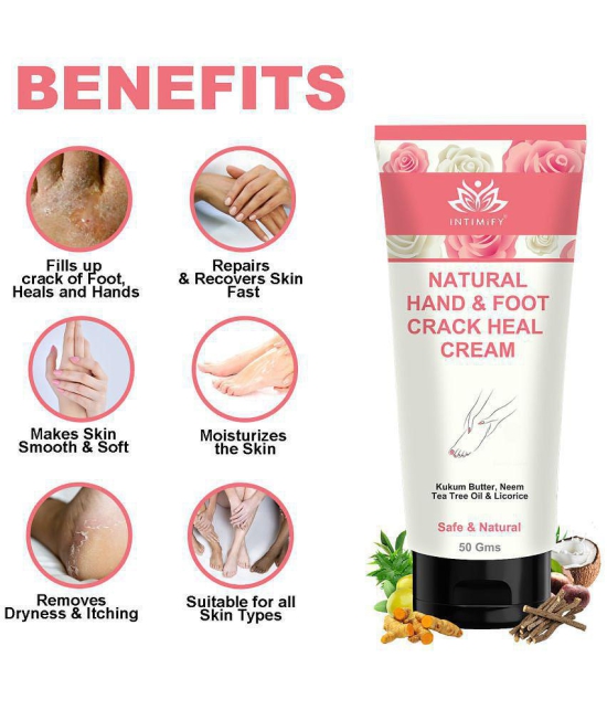 Intimify Heel Crack Cream, Foot Cream Cracking Cream, Foot Crack Foot Cream ( 50 g )