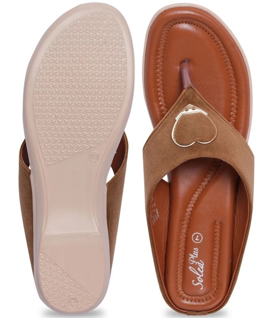 Paragon Tan Floater Sandals - None