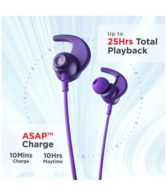 boAt Rockerz 260  On Ear Bluetooth Headphone 10 Hours Playback IPX5(Splash & Sweat Proof) Powerfull bass -Bluetooth Purple