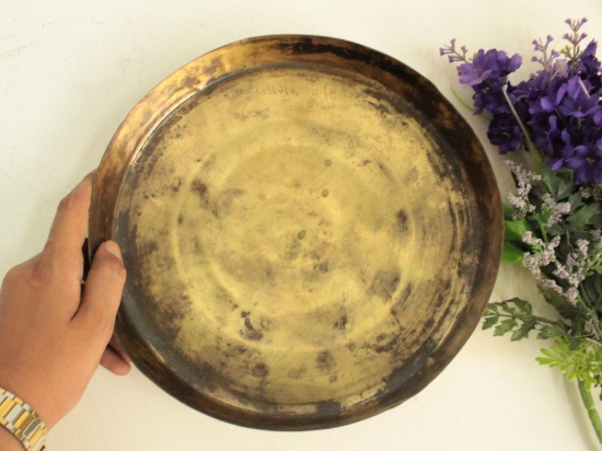 Beautiful Vintage Brass Thali