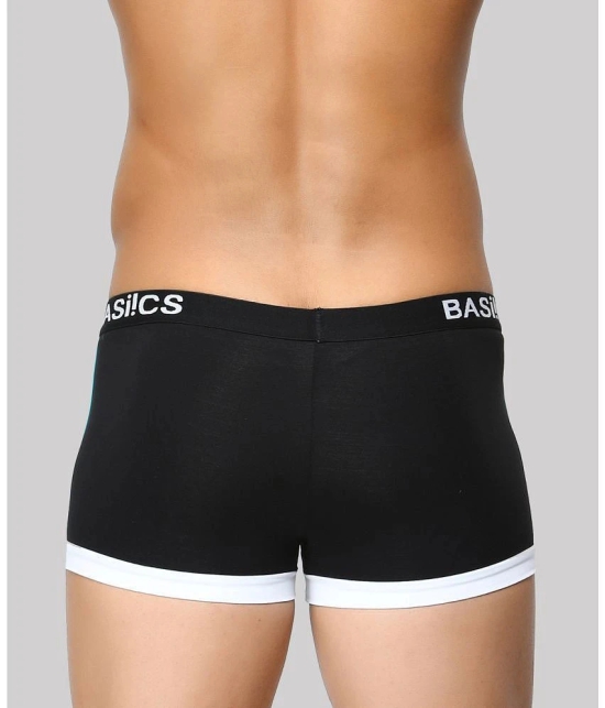 BASIICS By La Intimo - Black BCSTR01 Spandex Mens Trunks ( Pack of 1 ) - None