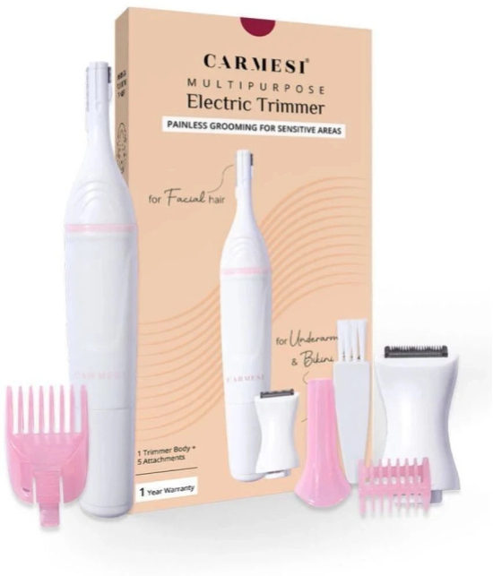 Carmesi Multipurpose Electric Trimmer | Painless Grooming for Sensitive Areas | Face, Underarms, Bikini Area | Pack of 1