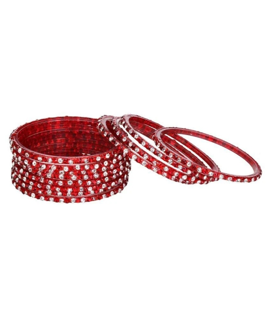 AFAST - Red Bangle Set (Pack of 1) - None