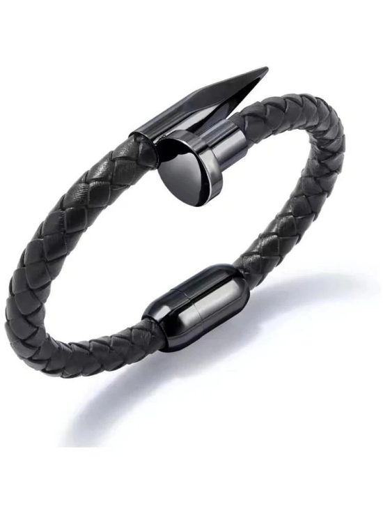 FASHION FRILL Black Bracelet ( Pack of 1 ) - None