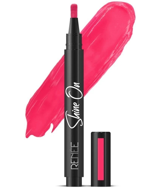 RENEE Shine on Lip Lacquer Celestial Coral, Non Drying & Non Sticky - High Gloss, 1.8ml