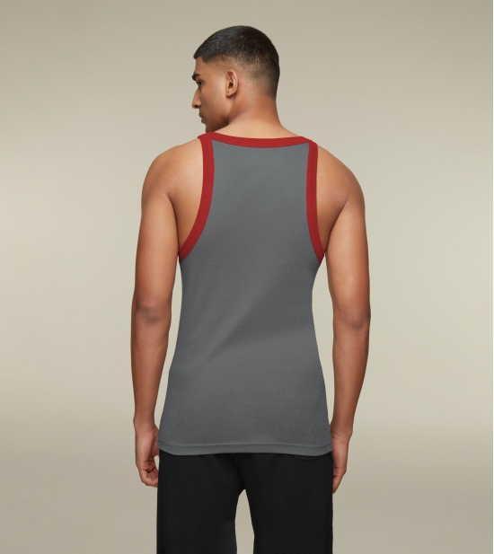 Pace Square Neck Vest Ribbon Grey M