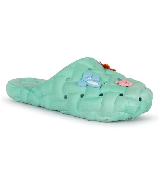 Aadi Green Womens Toe Covered Flip Flop - None