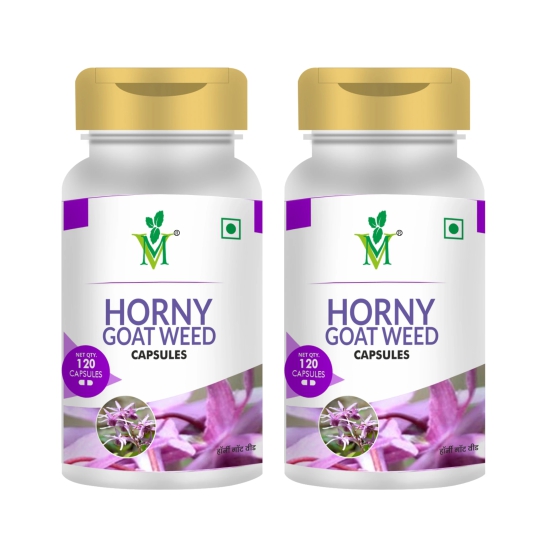 Mint Veda Horny Goat weed Epimedium - Maca Root extract - Nano Formulated herbal 120 Capsules Pack of 2