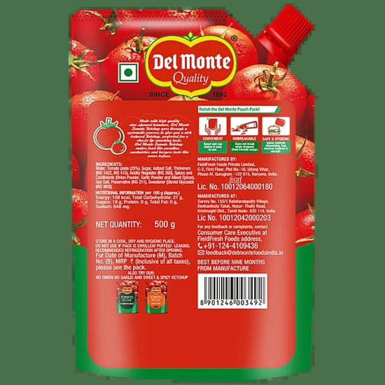 Delmonte Tomato Ketcup, 500 Gm