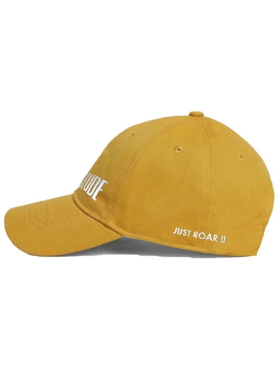 Leotude Yellow Cotton Mens Cap ( Pack of 1 ) - Yellow