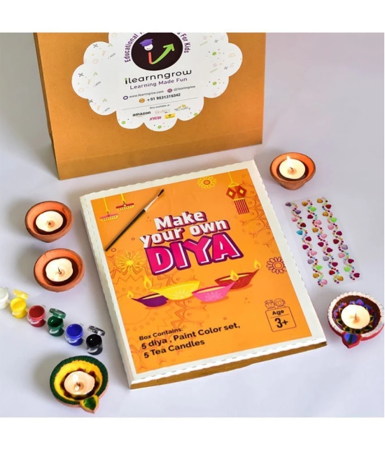 DIY Diya ( Paint your Diya ) - Multi-Color