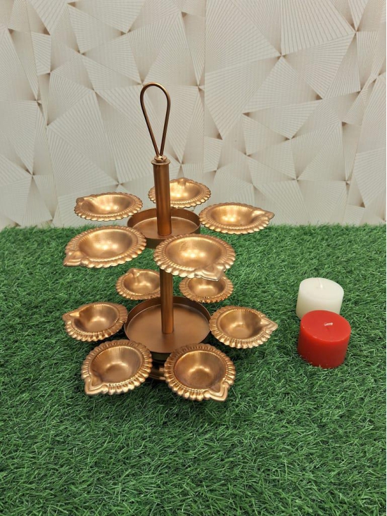 Metal Urli Oil Diya Stand