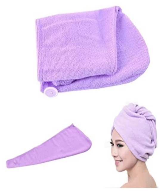 GLOBLE ENTERPRISE SET OF 4 Hair Towel Wrap Absorbent Towel Hair-Drying Quick Dry Showe0r Caps Bathrobe Magic Hair Warp Towel Super Quick-Drying Microfiber Bath Towel Hair Dry Cap Salon Towel