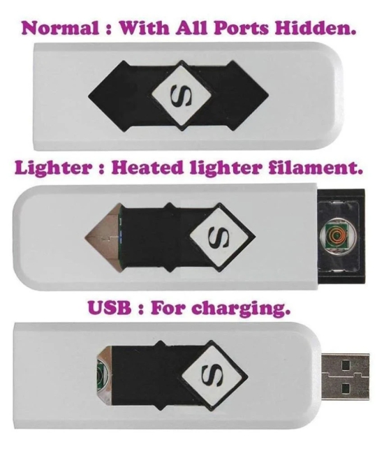 USB Rechargeable Electronic Flameless Lighter