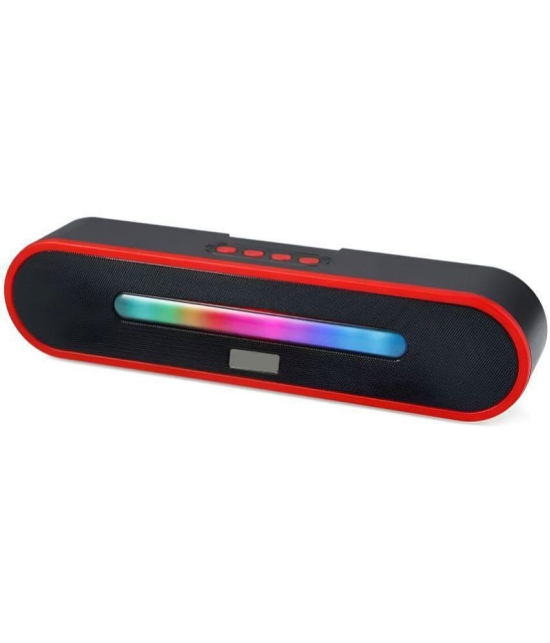 VEhop with RGB Light 16 W Bluetooth Speaker Bluetooth v5.0 with USB,SD card Slot,Aux Playback Time 10 hrs Black - Black