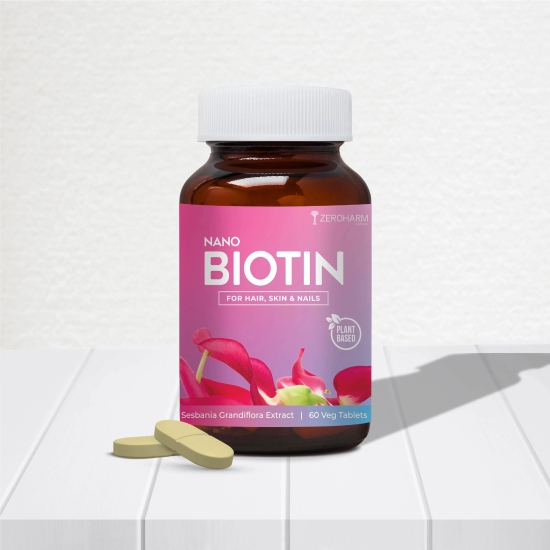 Biotin 30 MCG Tablets For Hair, Skin & Nails 60 Tablets