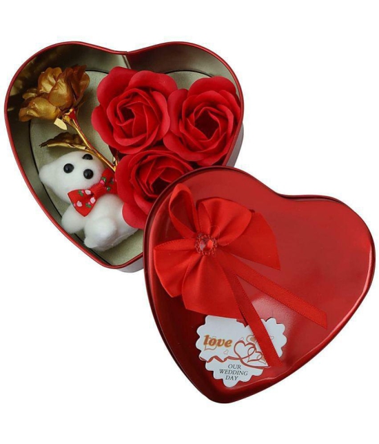 THRIFTKART - Red Paper Mache Valentine Hamper