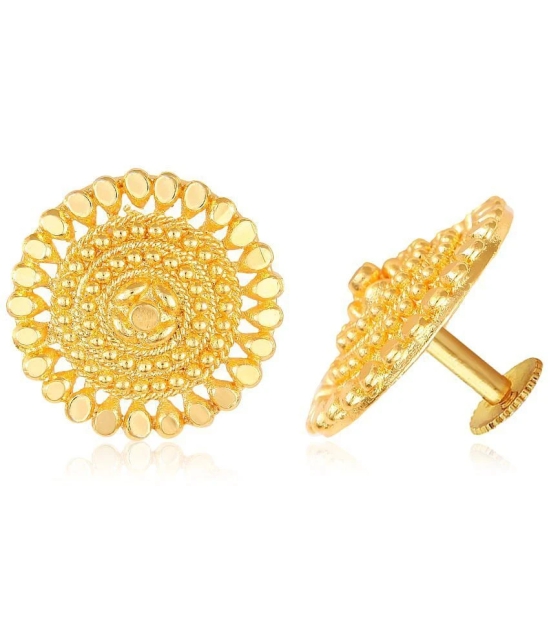 Vighnaharta Elegant Twinkling Beautiful Gold Plated Screw back Jumbo Studs Earring for Women and Girls   [VFJ1618ERG ] - Golden