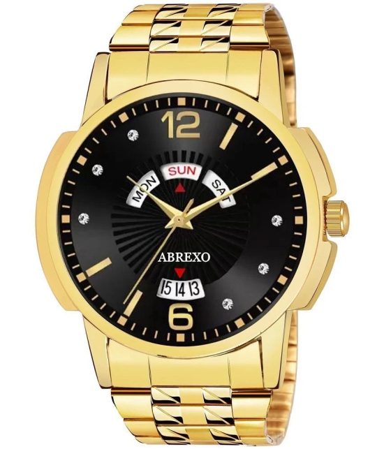 Abrexo Gold Stainless Steel Analog Mens Watch