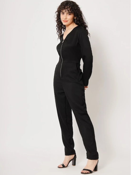 Zipper Basic Jumpsuit