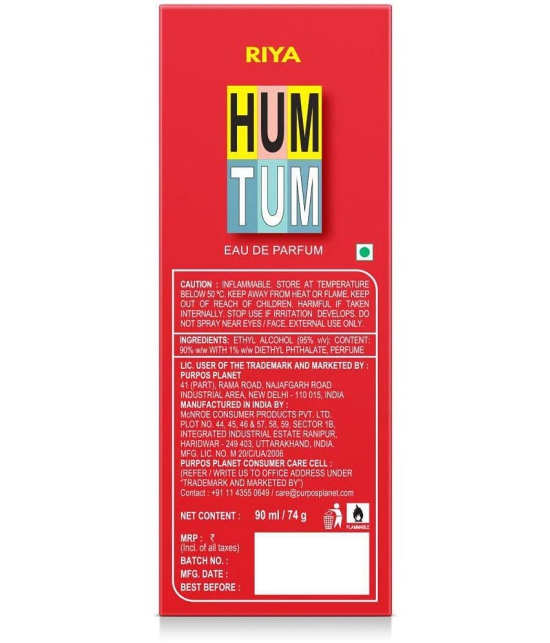 Riya Hum Tum & Blue Pearl Eau De Parfum (EDP) For Unisex 110 ( Pack of 2 )