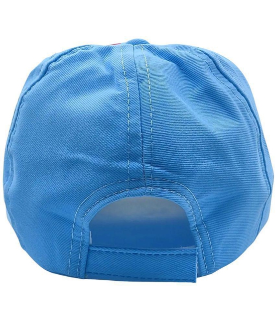 Zacharias Girl's Kids Cotton Beret Golf Cap kc-25 (Blue_1-4 Years) (Pack of 1) - None