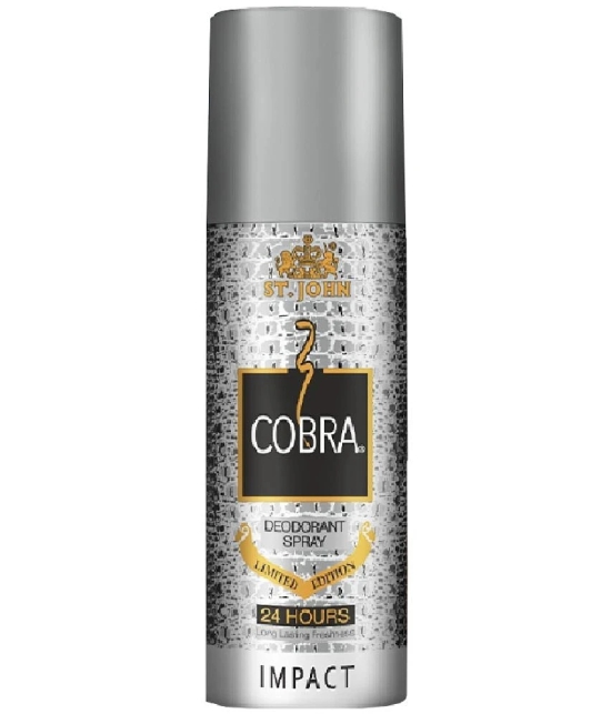 ST.JOHN Cobra Impact Long Lasting Deodorant Spray for Men 150ml - Pack of 1