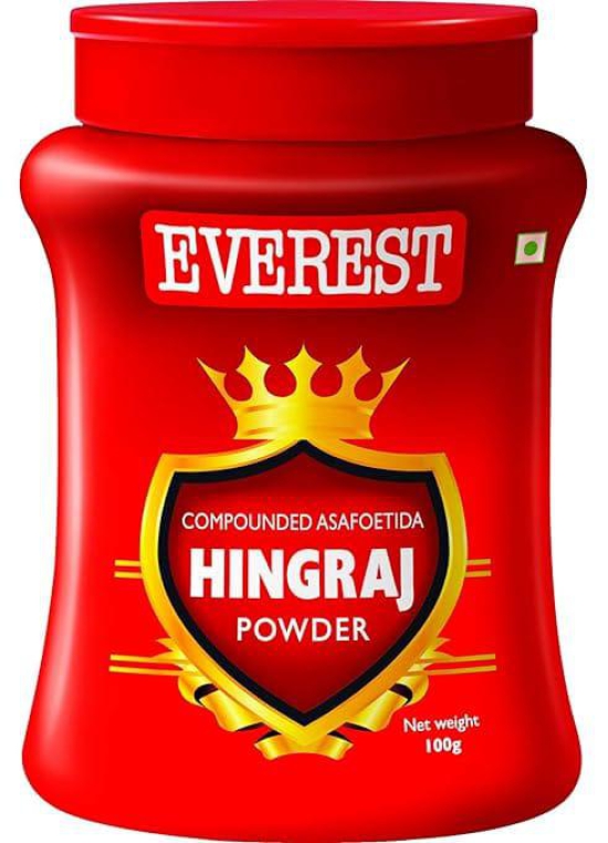 Everest Hingraj Powder | Asafoetida powder | 100 Gm Each | Pack of 2 | 200 Gm Pack