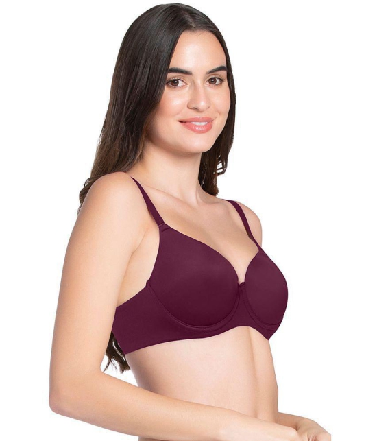 Amante - Purple Nylon Lightly Padded Women's T-Shirt Bra ( Pack of 1 ) - None