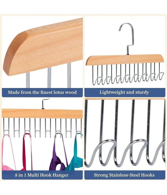 NAMRA Wooden Standard Clothes Hangers ( Pack of 1 )