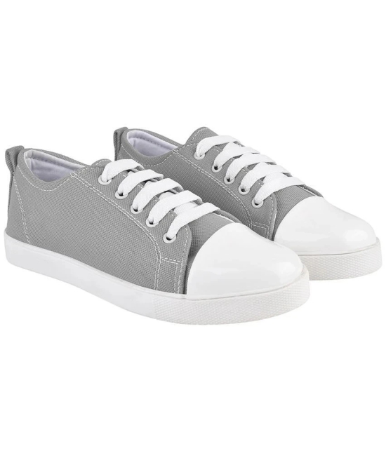 Shoetopia - Gray Womens Sneakers - None