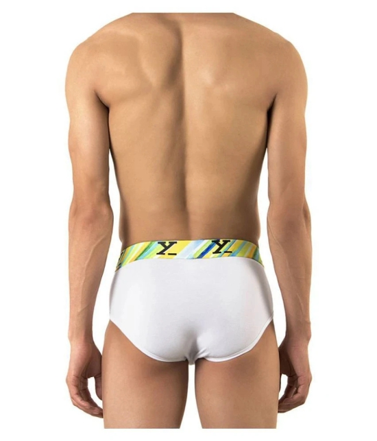 XYXX - White Modal Mens Briefs ( Pack of 1 ) - S