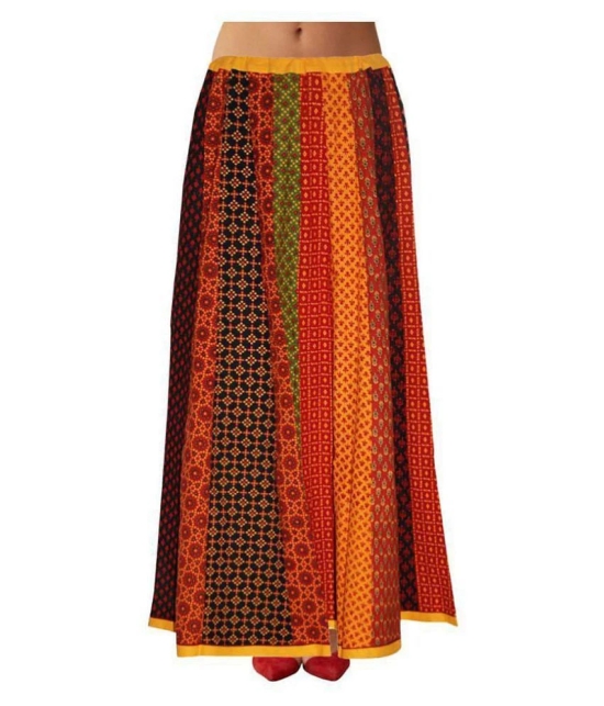 Sttoffa Cotton Straight Skirt - Multi Color - 30