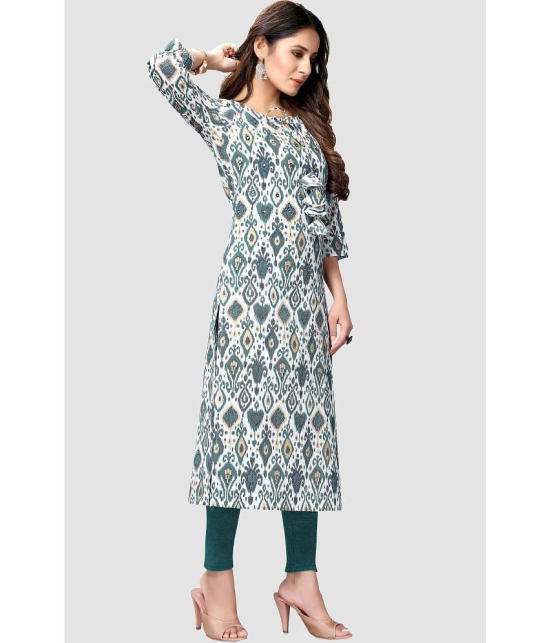 Rajnandini - Multicoloured 100% Cotton Women's Straight Kurti ( Pack of 1 ) - None