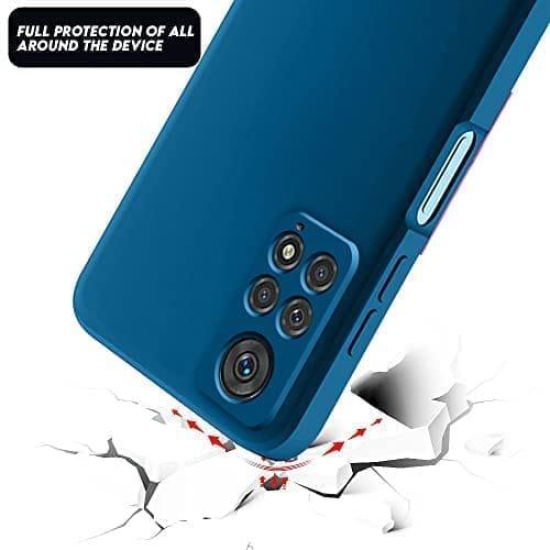 Winble Redmi Note 11 / 11S Back Cover Case Liquid Silicone (Blue)