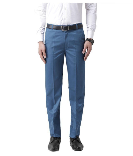 Hangup Blue Regular -Fit Trousers - None