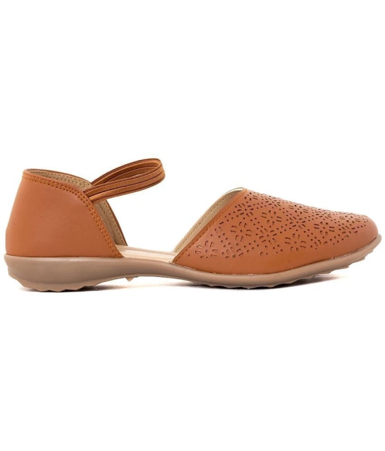 KHADIM Brown Womens Flats - None