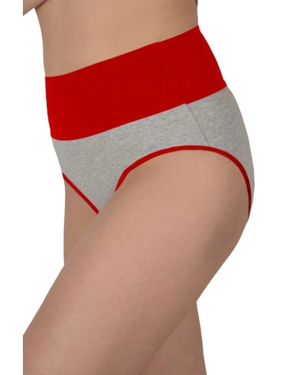 Madam Black,Red PANTY Nylon Solid Womens Hipster ( Pack of 2 ) - None