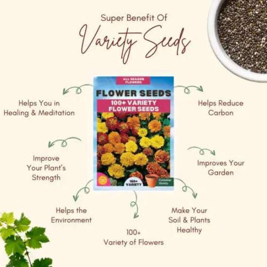 Multiple Variety Of Flower Seeds-Pack of 200 Seeds @ 699?