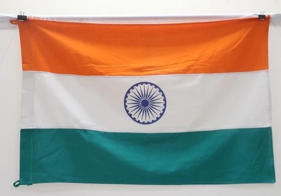 Indian Flag Suti/Cotton 2Ft × 3Ft