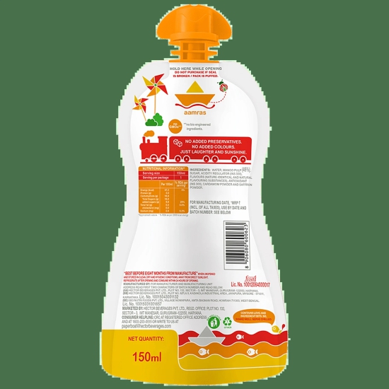 Paper Boat Aamras Mango Fruit Juice, 150 Ml