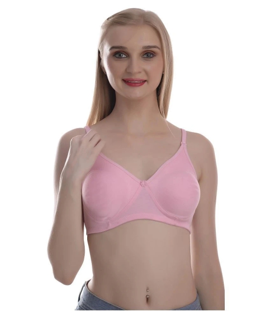 Madam Cotton T-Shirt Bra - Pink Single - 34B