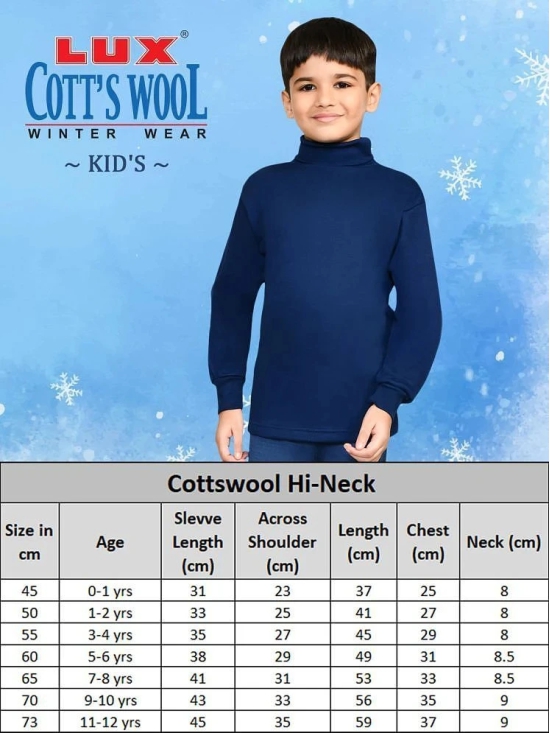 Lux Cottswool Cotton Blend Thermal Top ( Multi ) - None