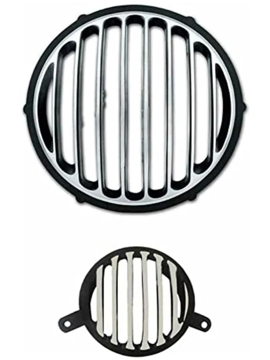 Classic Protection Grill with CNC Cut Finish Set of 8 for Classic 350cc 500cc