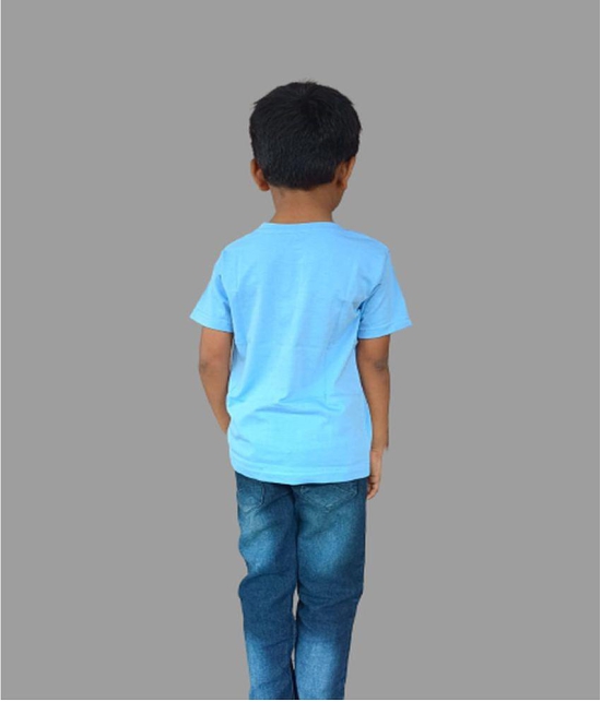 ferocious Turquoise Cotton Boys T-Shirt ( Pack of 1 ) - None