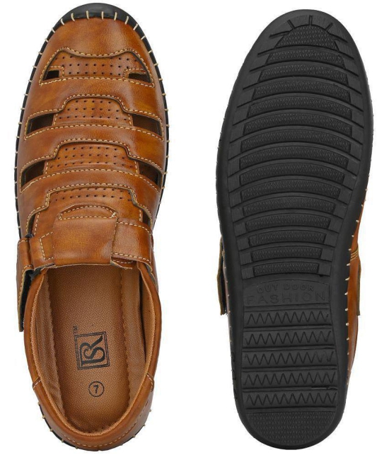 ShoeRise - Tan Men's Sandals - None